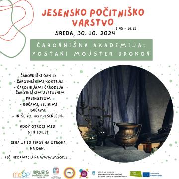 jesensko počitniško varstvo